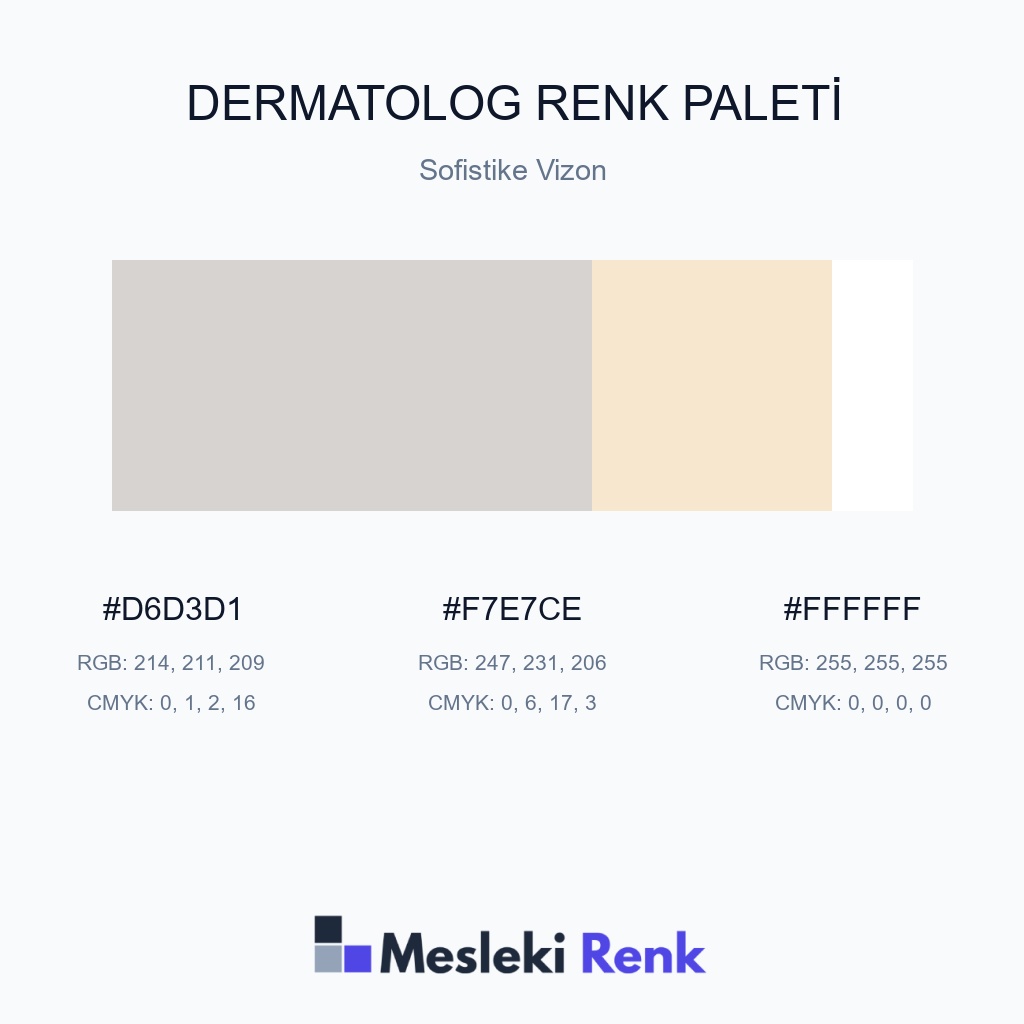 Dermatolog Sofistike Vizon Renk Paleti