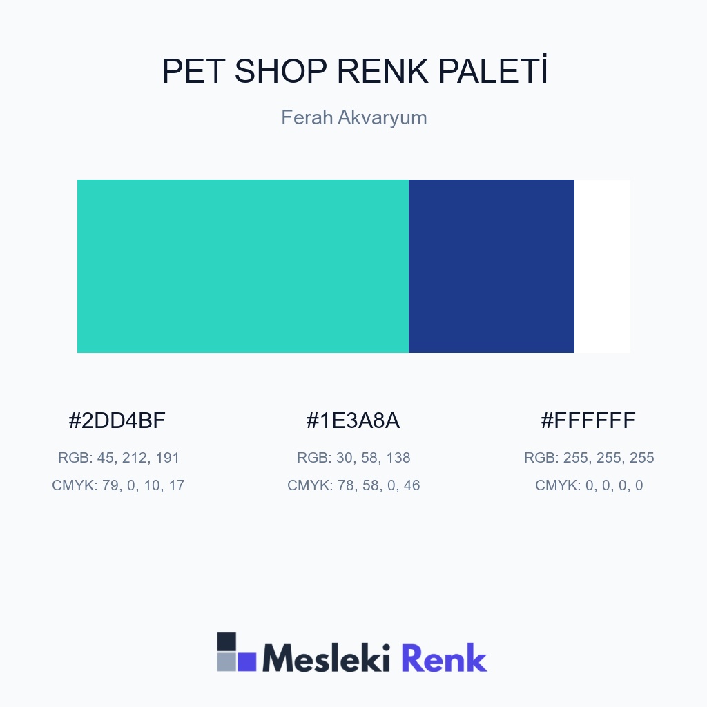 Pet Shop Ferah Akvaryum Renk Paleti