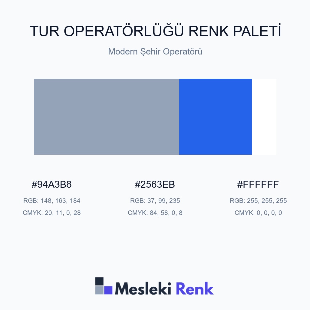 Tur Operatörlüğü Modern Şehir Operatörü Renk Paleti