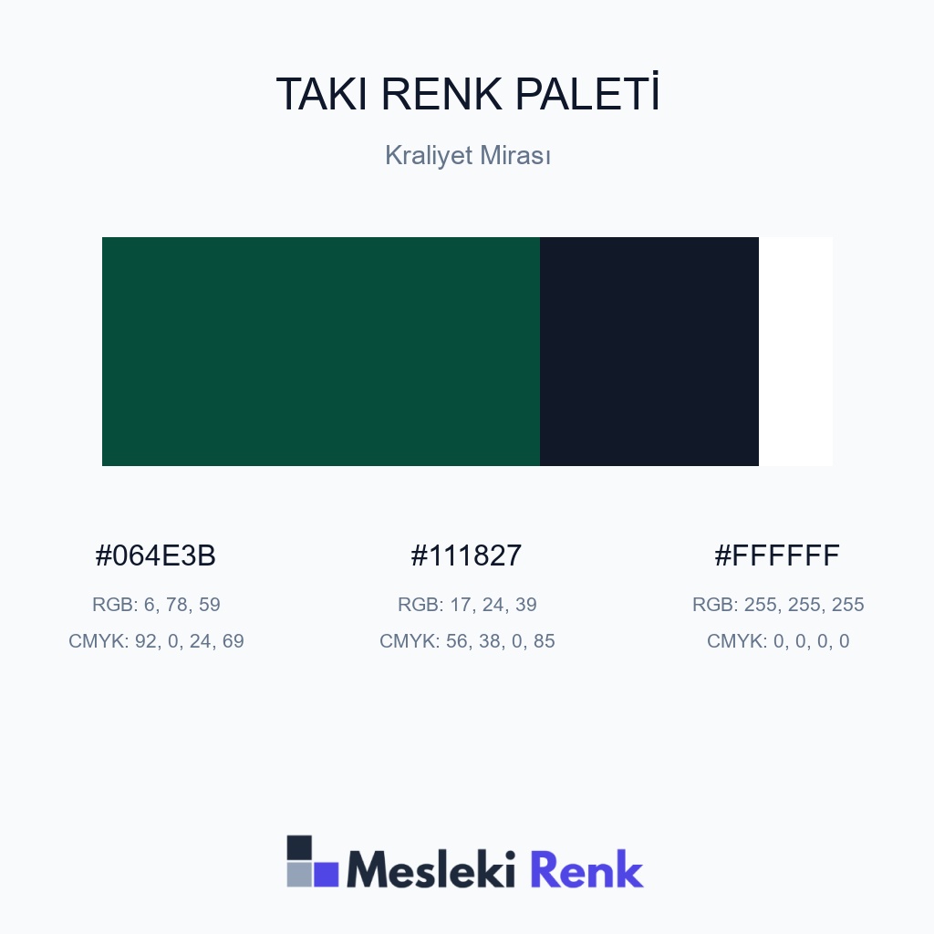 Takı Kraliyet Mirası Renk Paleti