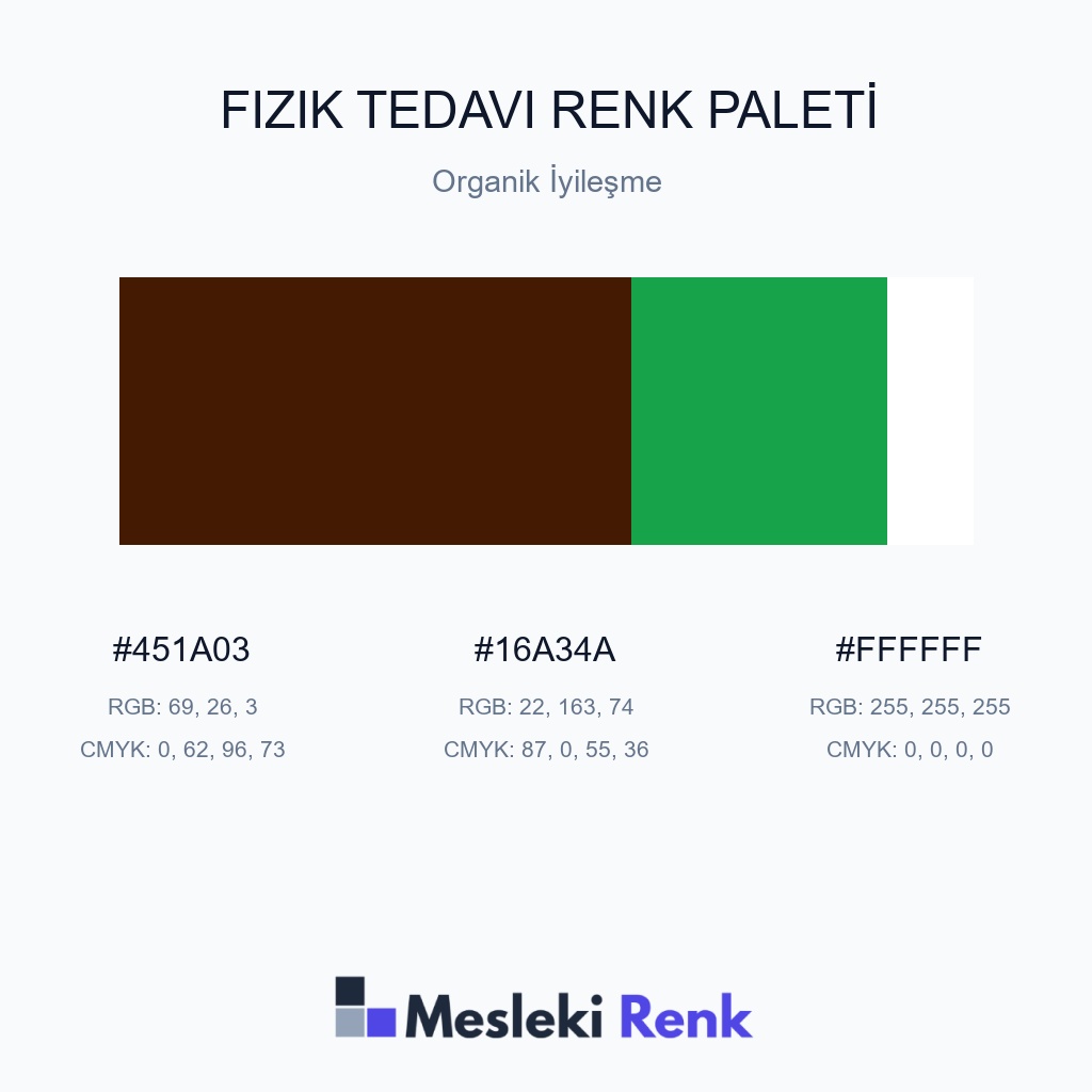 Fizik Tedavi Organik İyileşme Renk Paleti