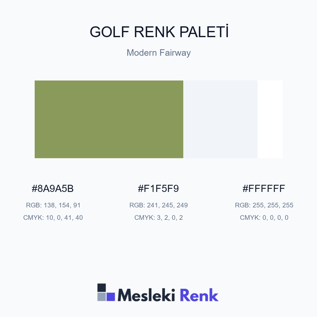Golf Modern Fairway Renk Paleti